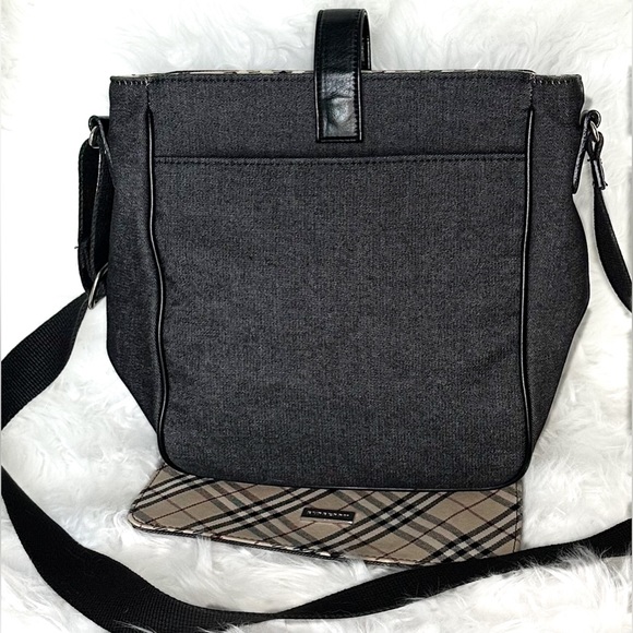 Burberry Nova Check & Denim Crossbody Bag EUC, includes Burberry Dust Bag - Picture 7 of 16